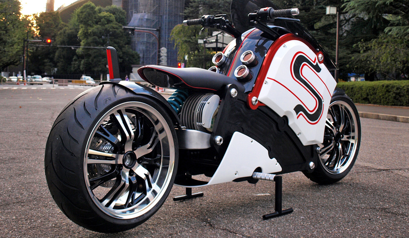 Illustration for article titled This Stunning Electric Bike Is Like a Jet Fighter On Two Wheels